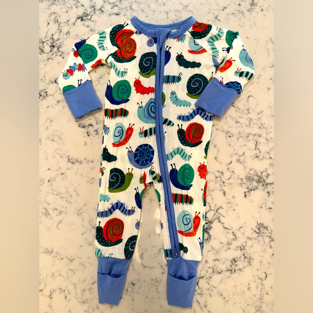 Little Sleepies Inchin’ Along Spring Bug Insect Zippie Pajamas